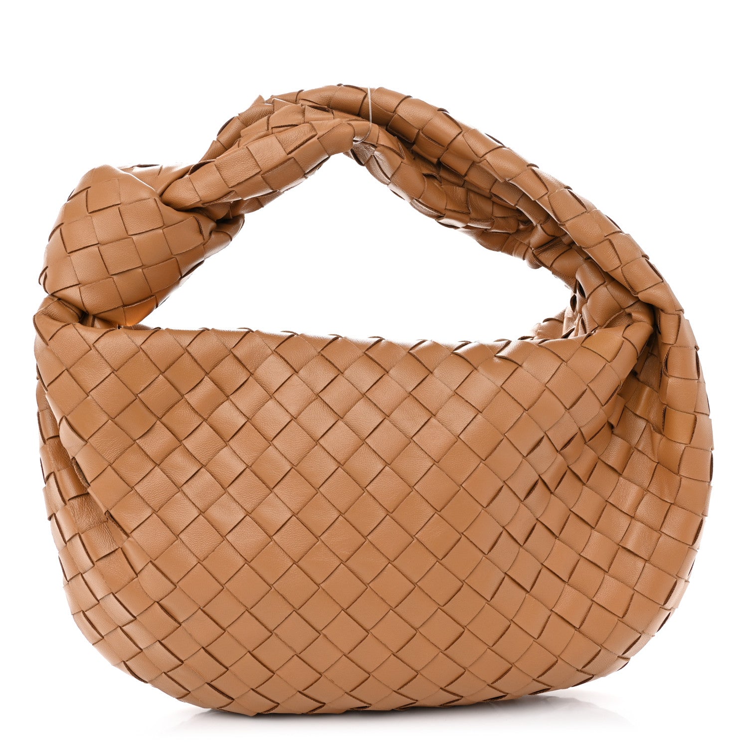 Bottega Veneta Nappa Intrecciato Teen Jodie Hobo Caramel 1 of 10