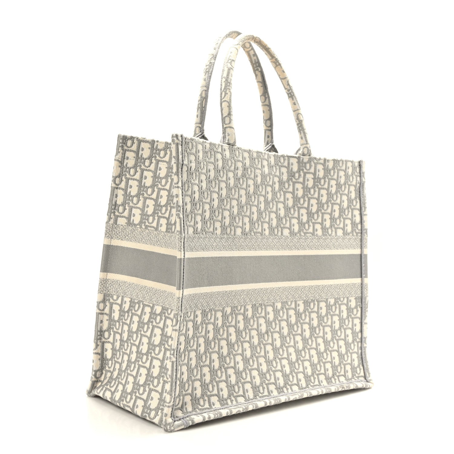 Christian Dior Oblique Large Book Tote Grey 2 of 8