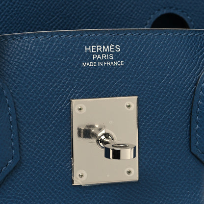 Hermes Epsom Birkin 30 Deep Blue 6 of 13