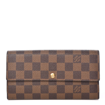 Louis Vuitton Damier Ebene Sarah Wallet 1 of 15