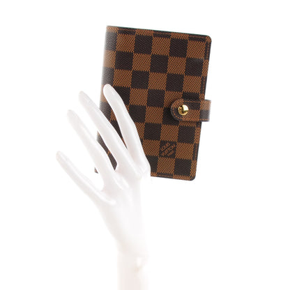 Louis Vuitton Damier Ebene Small Ring Agenda Cover 2 of 7