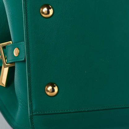 Saint Laurent Calfskin Medium Classic Y Cabas Green 14 of 16