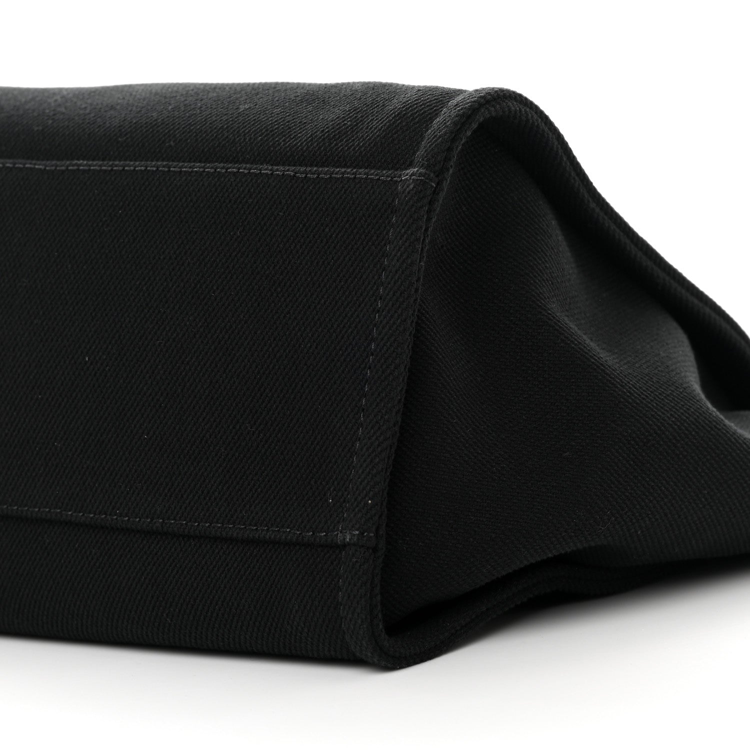 Chanel Canvas Pearl Medium Deauville Tote Black 10 of 11