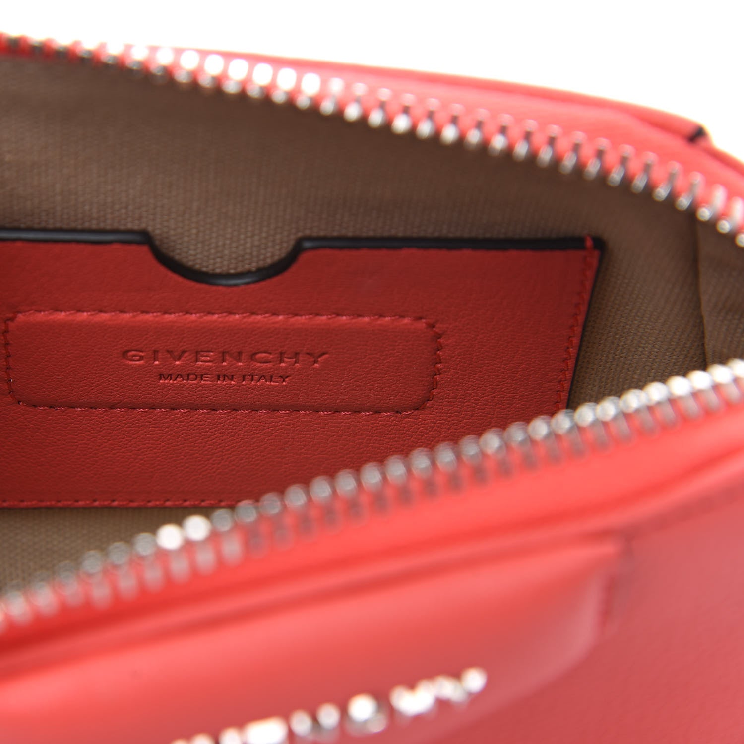 Givenchy Sugar Goatskin Nano Antigona Coral 6 of 8