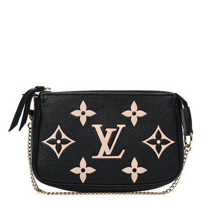 Louis Vuitton Empreinte Monogram Giant Mini Pochette Accessories Black 1 of 4