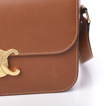 Celine Natural Calfskin Medium Triomphe Tan 9 of 14
