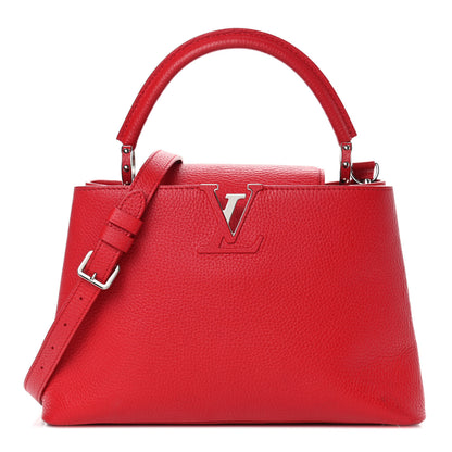Louis Vuitton Taurillon Capucines PM Rubis 1 of 5