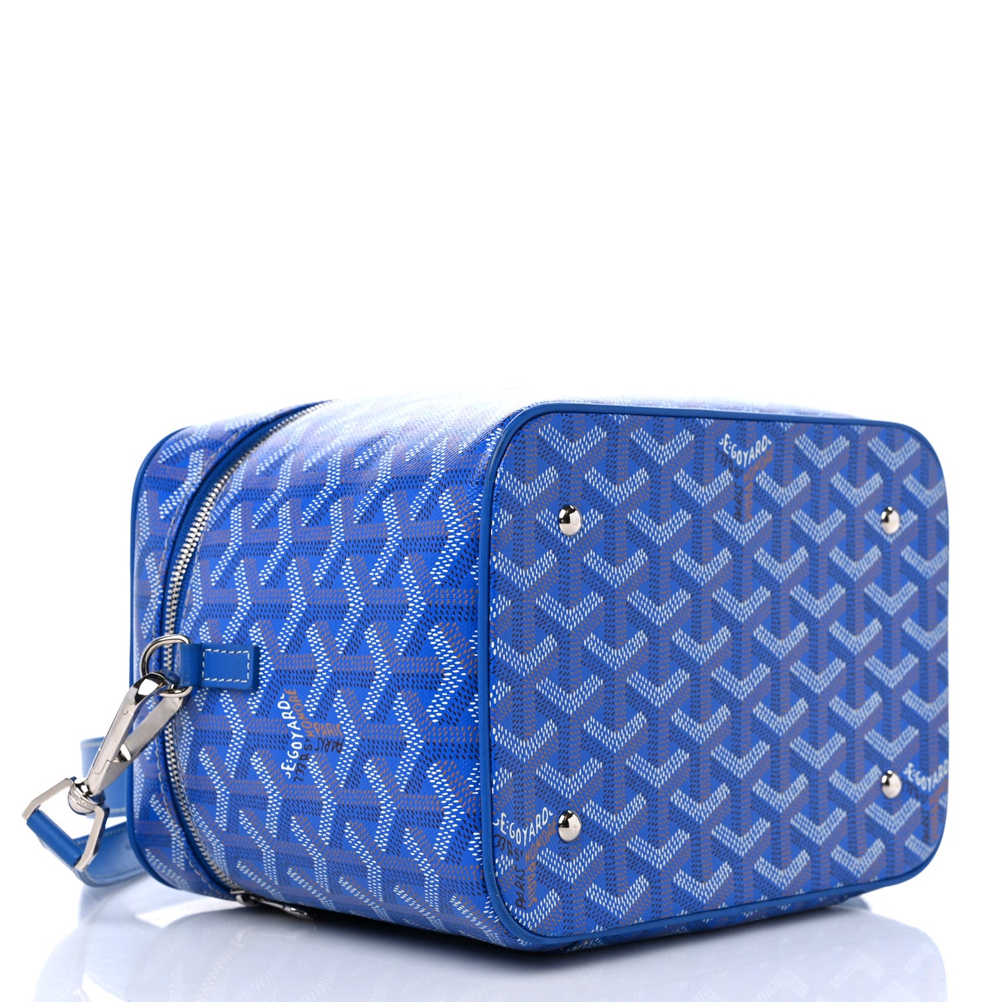 Goyardine Muse Vanity Case Sky Blue
