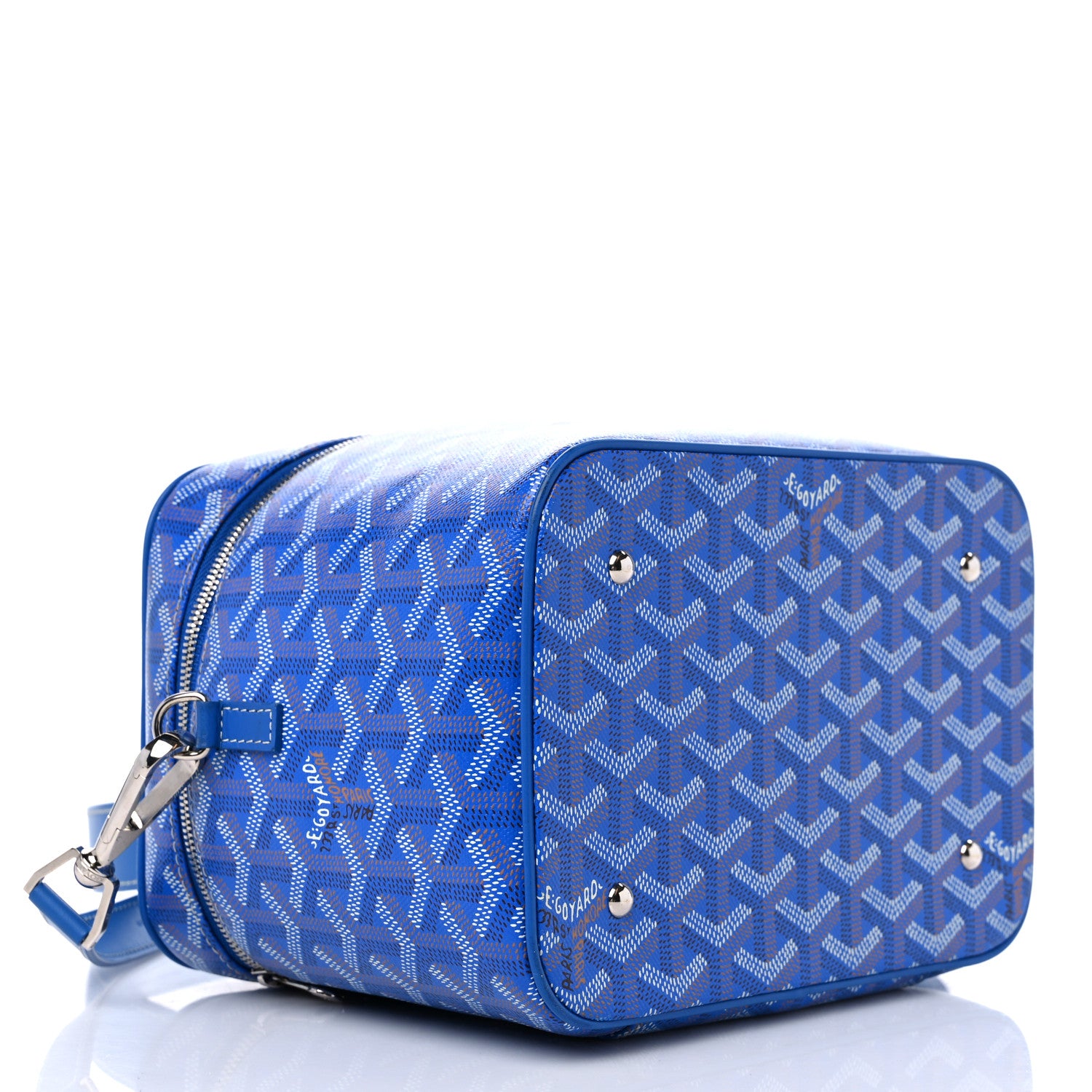 Goyard Goyardine Muse Vanity Case Sky Blue 5 of 11