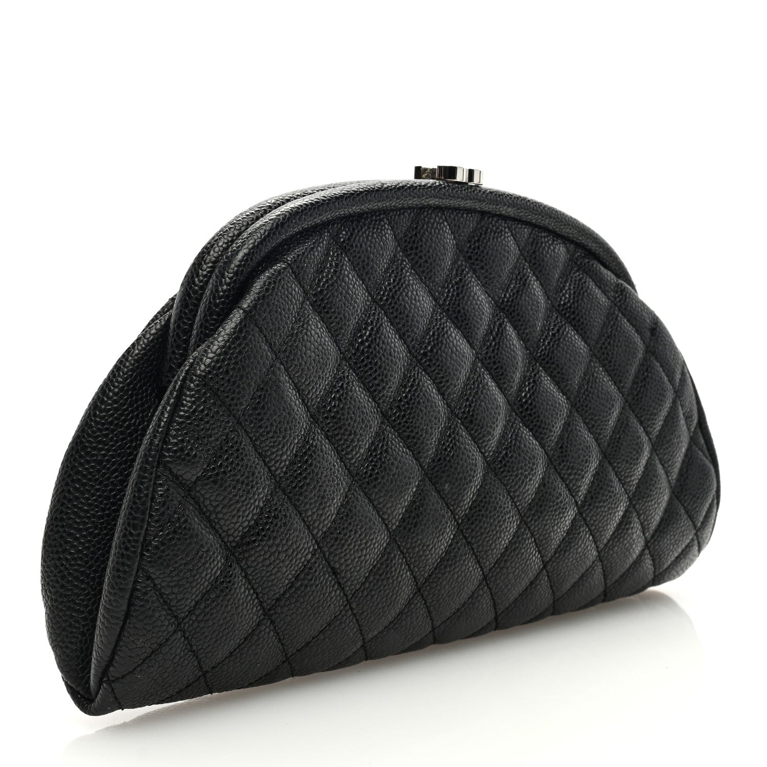 Chanel Caviar Quilted Timeless Clutch Black 3 of 9