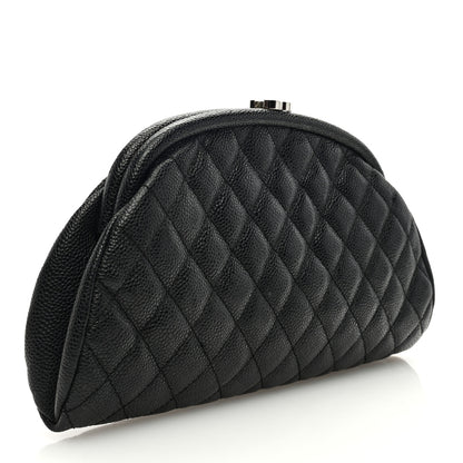 Chanel Caviar Quilted Timeless Clutch Black 3 of 9