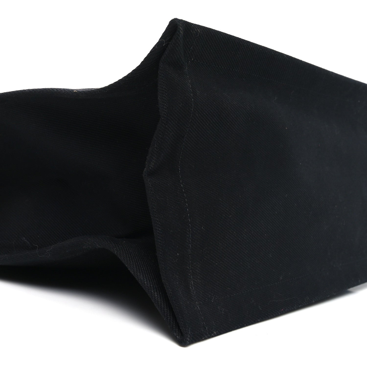 Saint Laurent Linen Calfskin Rive Gauche Tote Black 9 of 10