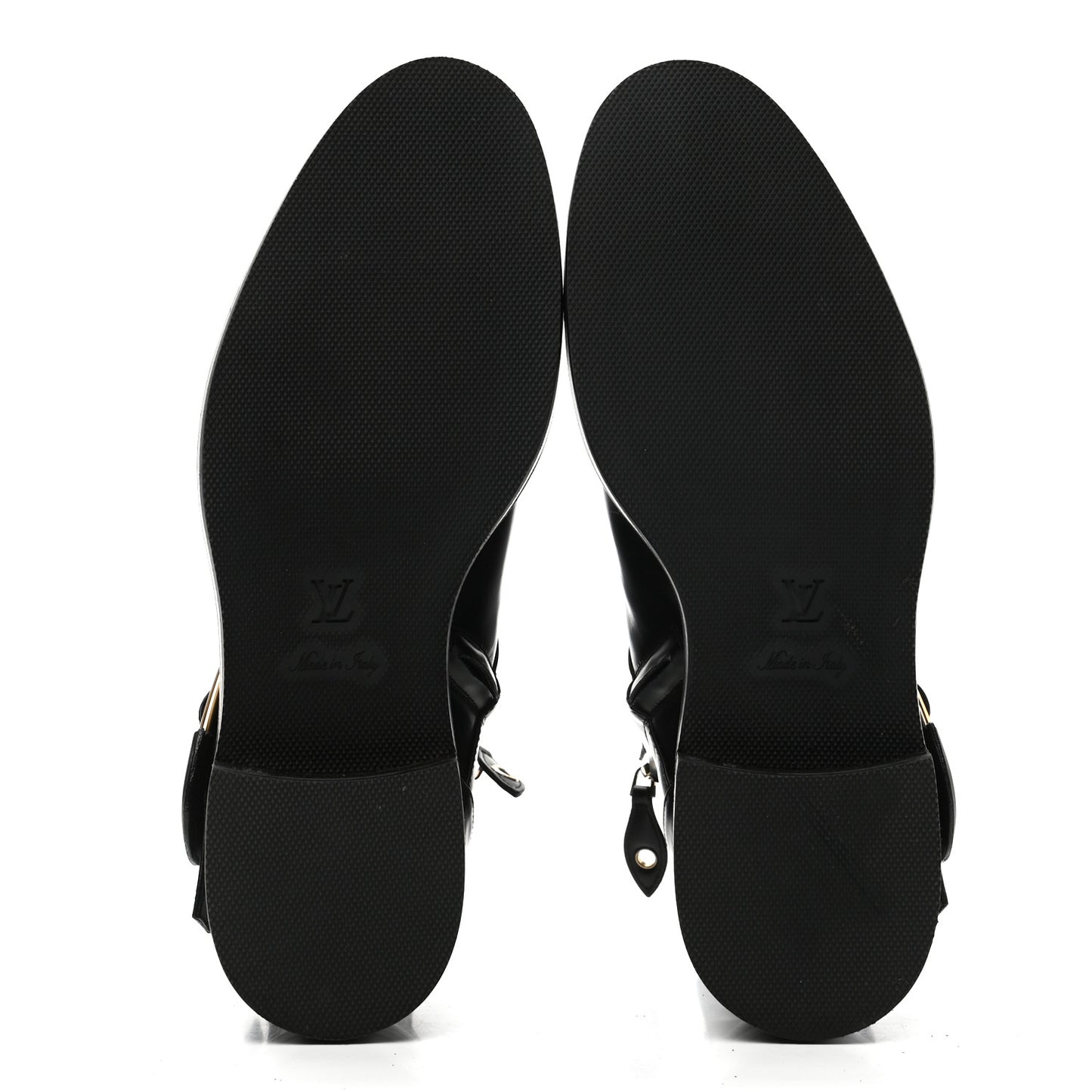 Calfskin Valley Flat Ankle Boots 37 Black