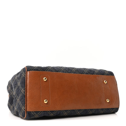 Marc Jacobs Denim Quilted Mini Stam Blue 4 of 10