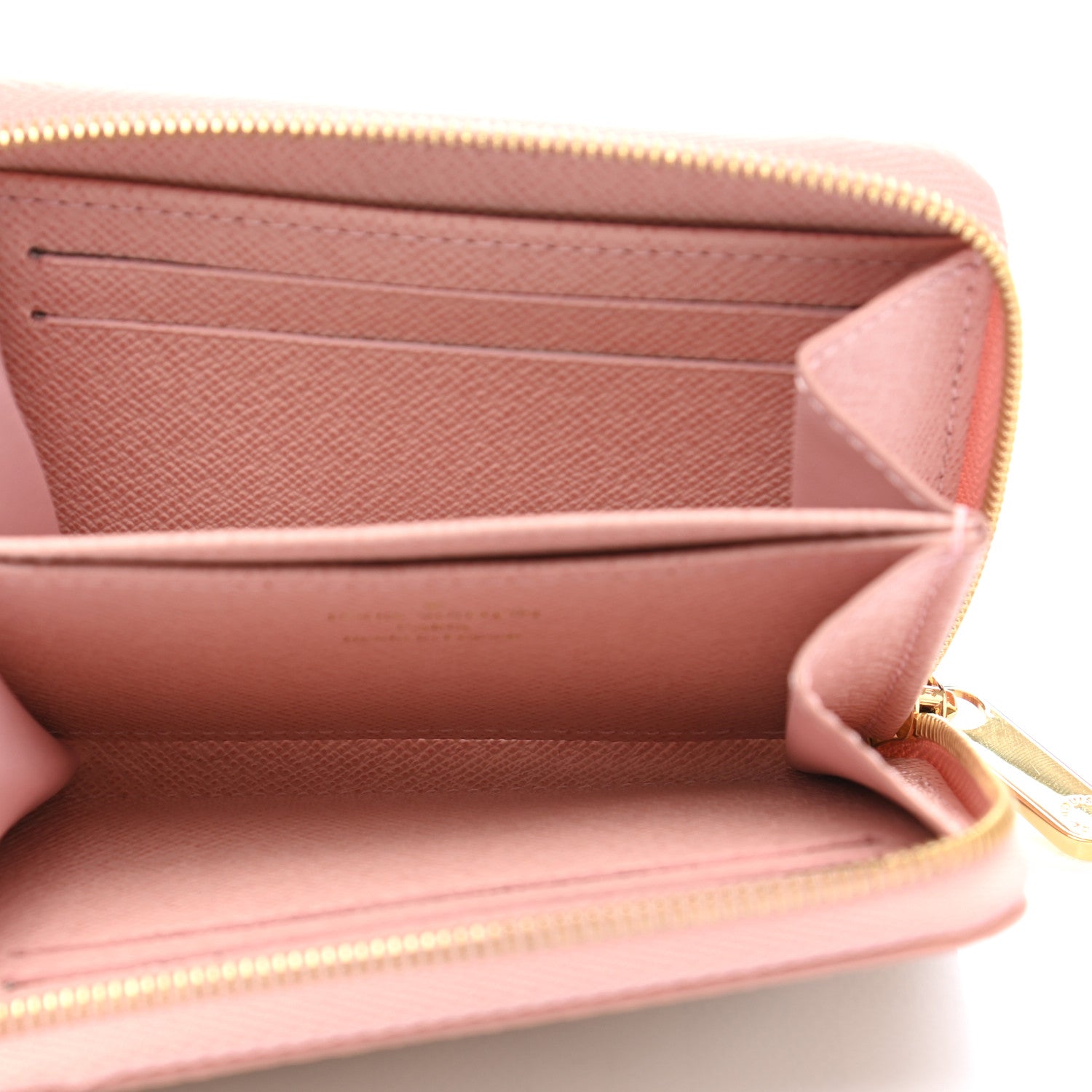 Louis Vuitton Damier Azur Zippy Coin Purse Rose Ballerine 4 of 6