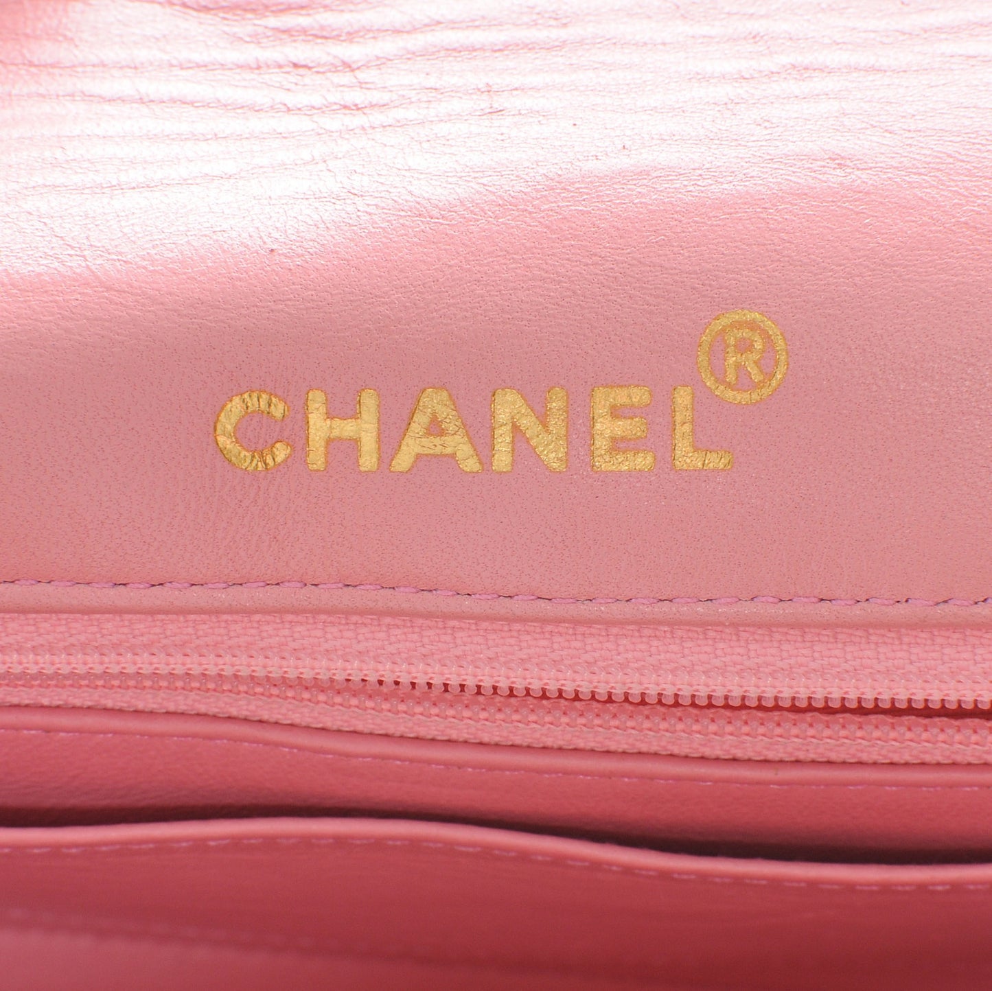 Lambskin Mini Flap Pink