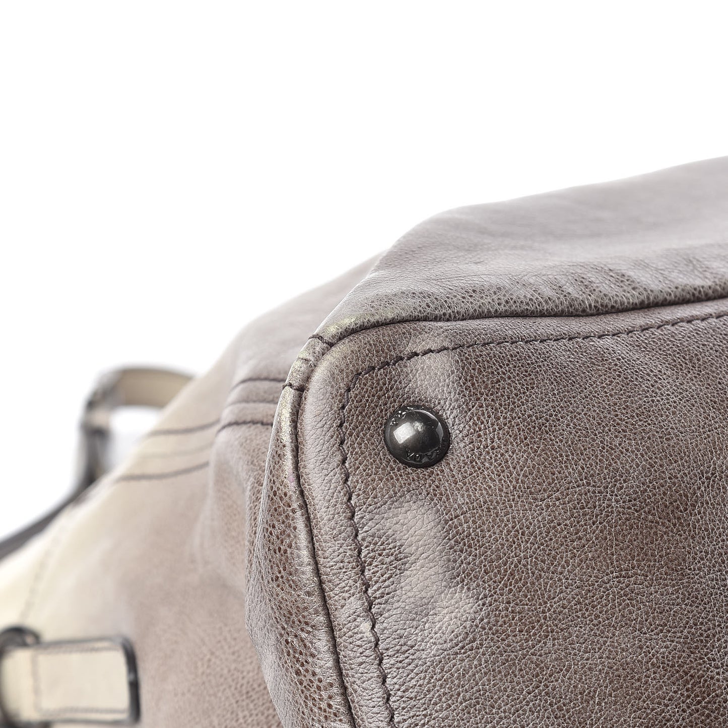 Glace Calfskin Extra Wide Tote Ghiaccio Sfumato
