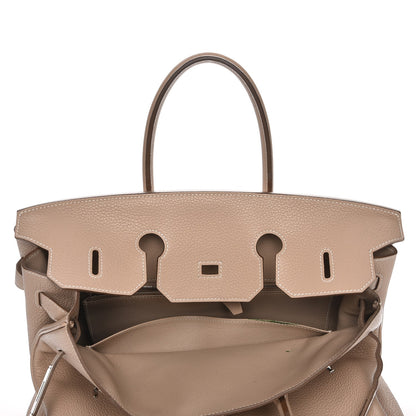 Hermes Taurillon Clemence Birkin 35 Argile 24 of 33