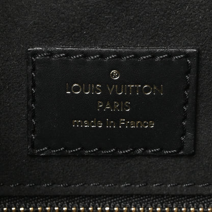 Louis Vuitton Calfskin Monogram Fold Tote PM Cream Khaki Black 7 of 11