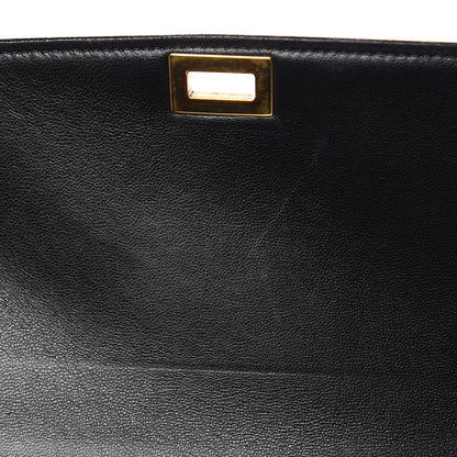 Celine Box Calfskin Medium Classic Box Flap Bag Black 12 of 13