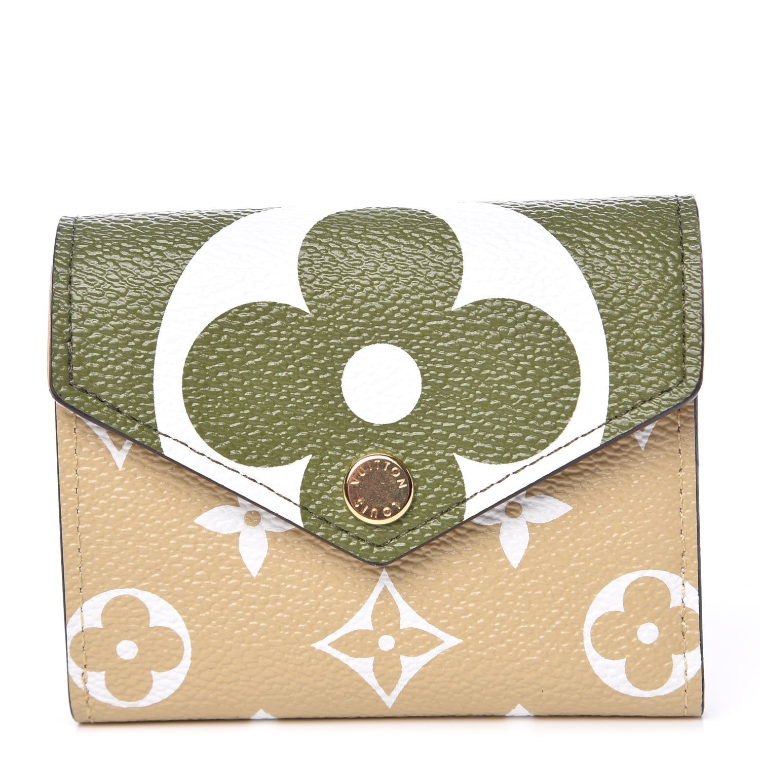 Louis Vuitton Monogram Giant Zoe Wallet Kaki 1 of 8