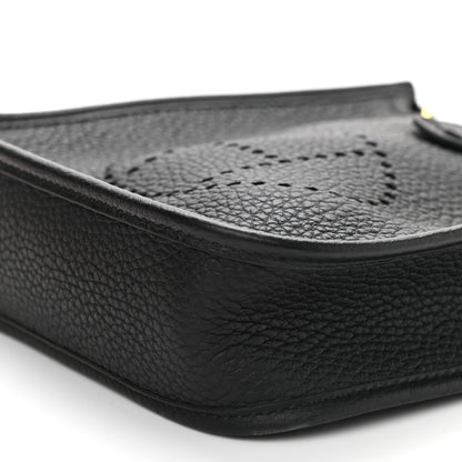 Hermes Taurillon Clemence Evelyne TPM Black 11 of 12
