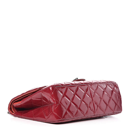 Chanel Distressed Patent Quilted 2.55 Reissue 227 Flap Red 4 of 18