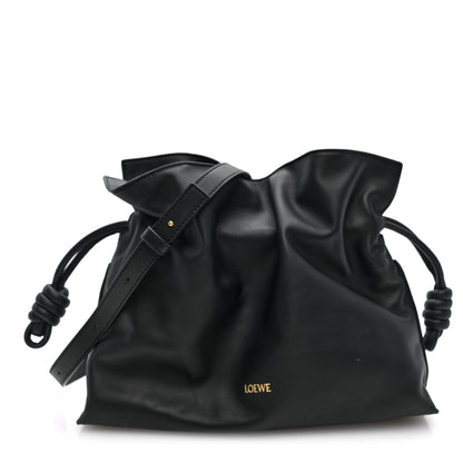 Loewe Nappa Medium Flamenco Knot Bag Black 1 of 9