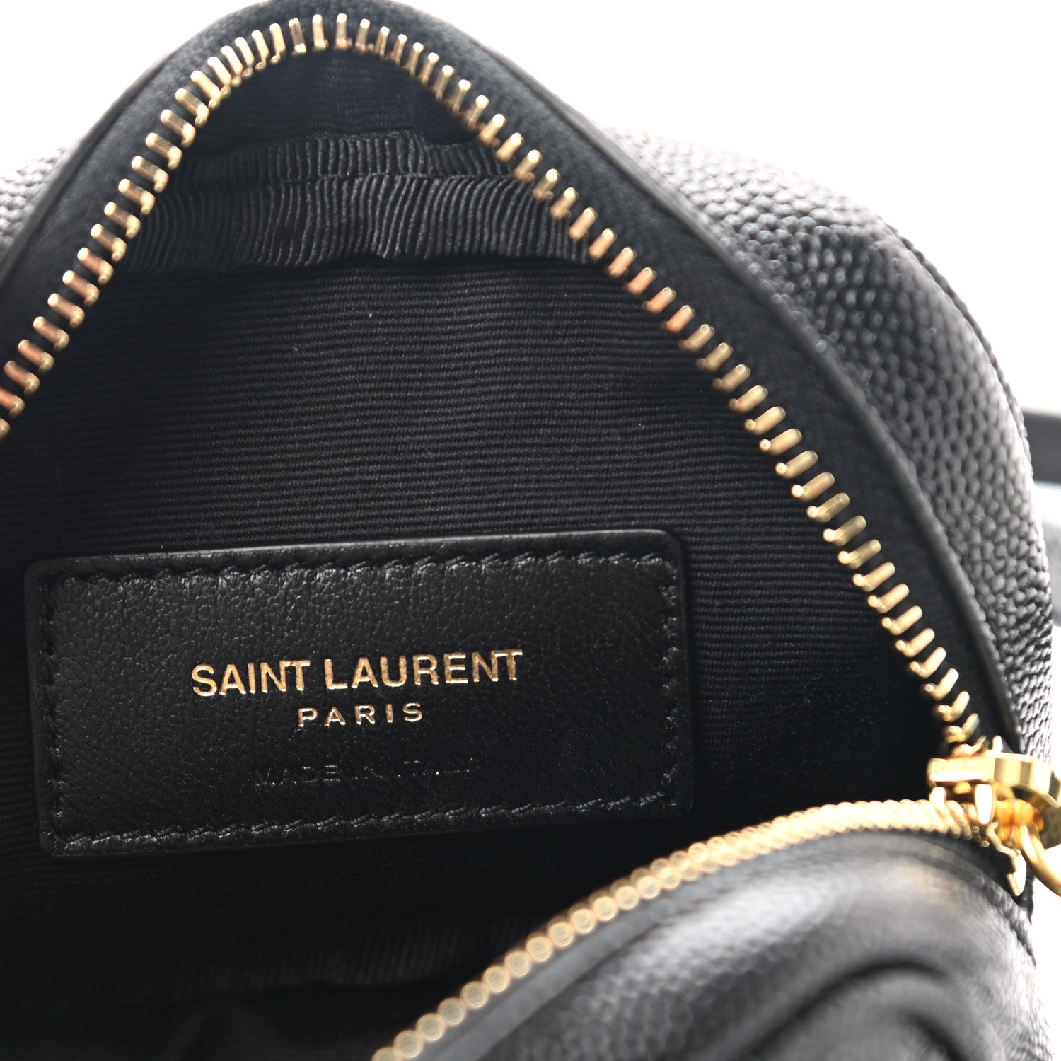 Saint Laurent Grain De Poudre Matelasse Monogram Baby Lou Camera Bag Black 6 of 7