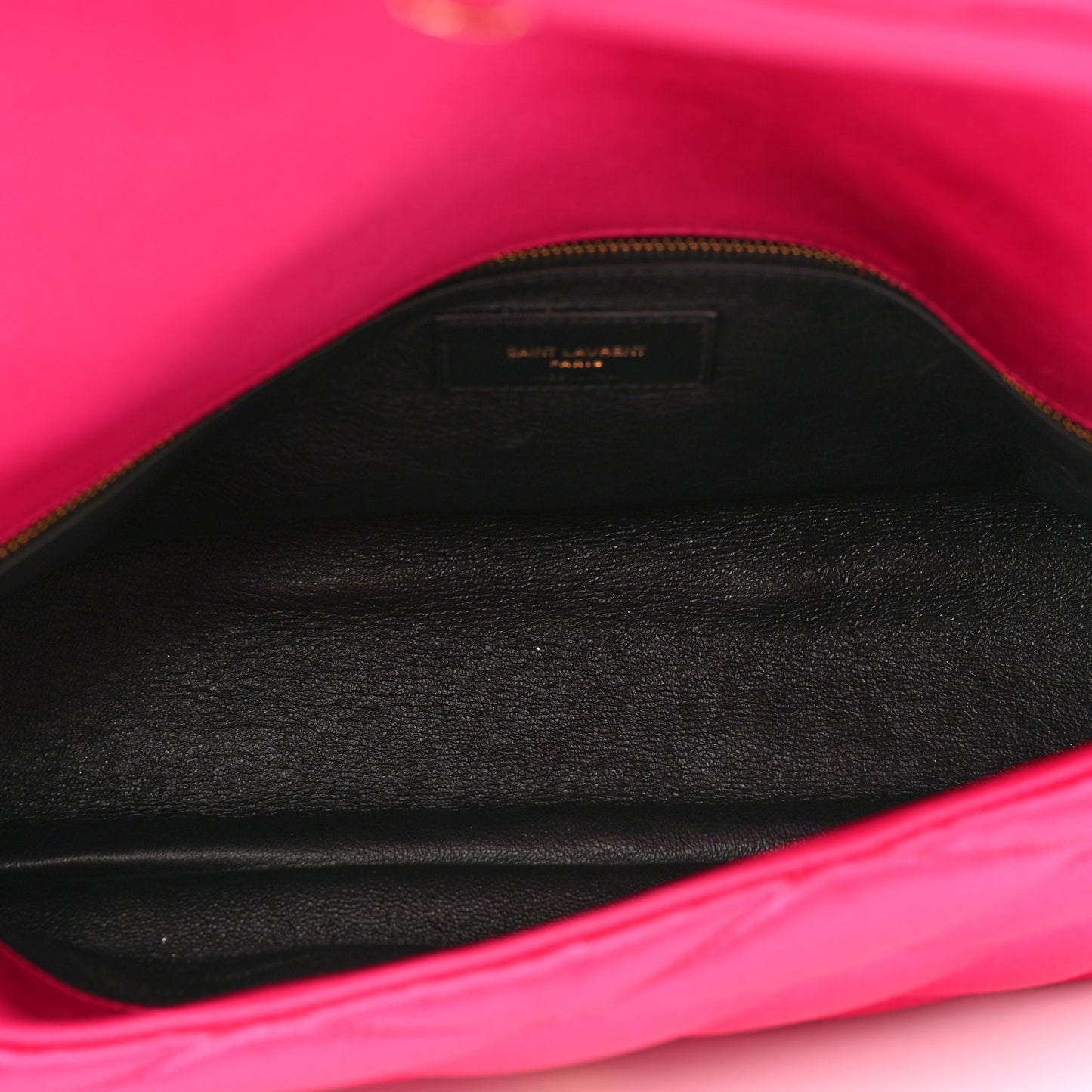 Satin Quilted Sade Puffer Envelope Clutch Bubblegum