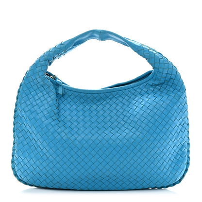 Bottega Veneta Nappa Intrecciato Medium Veneta Hobo Turquoise 1 of 10