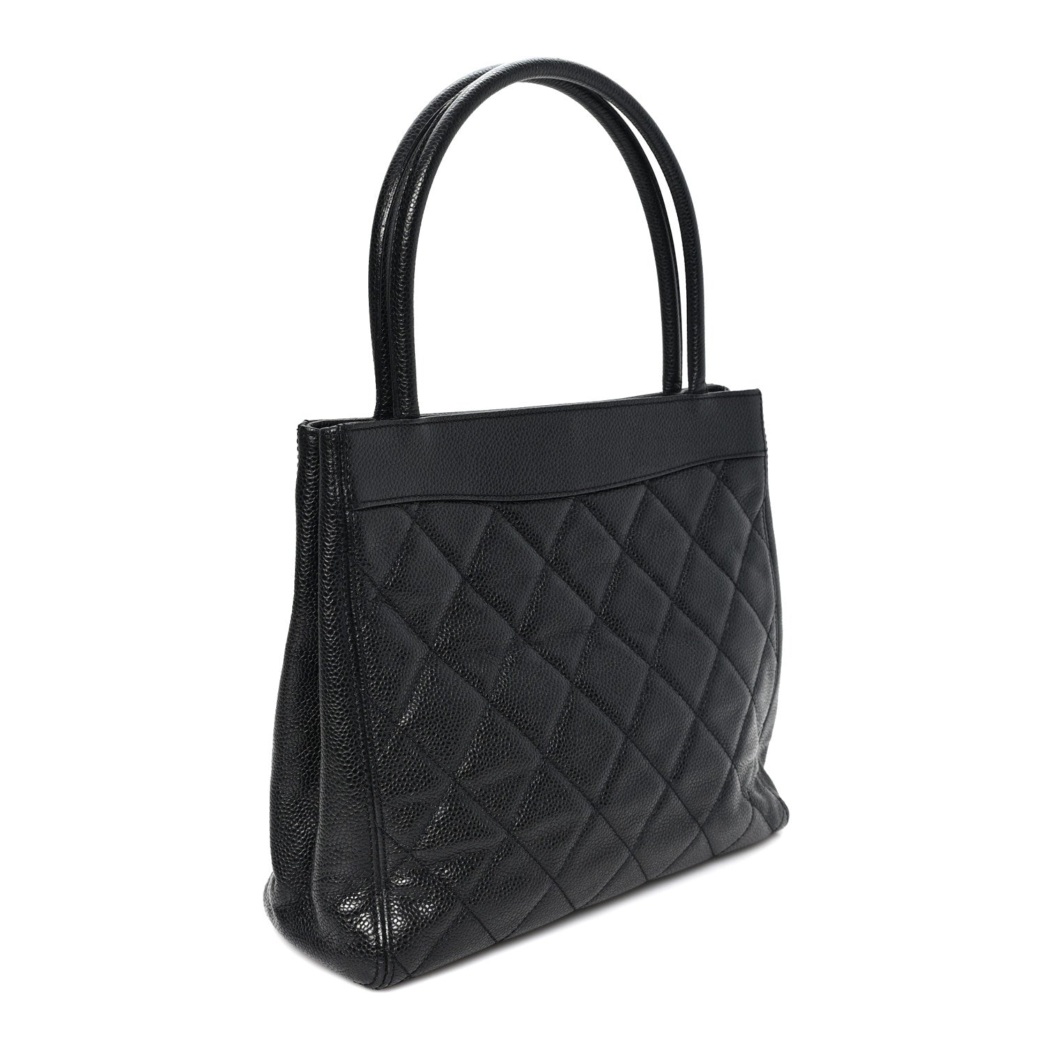 Chanel Caviar Quilted Shoulder Bag Black 3 of 11