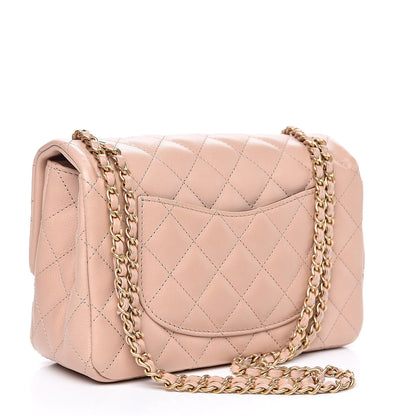Chanel Calfskin Quilted Mini Rock The Corner Flap Pink 3 of 15