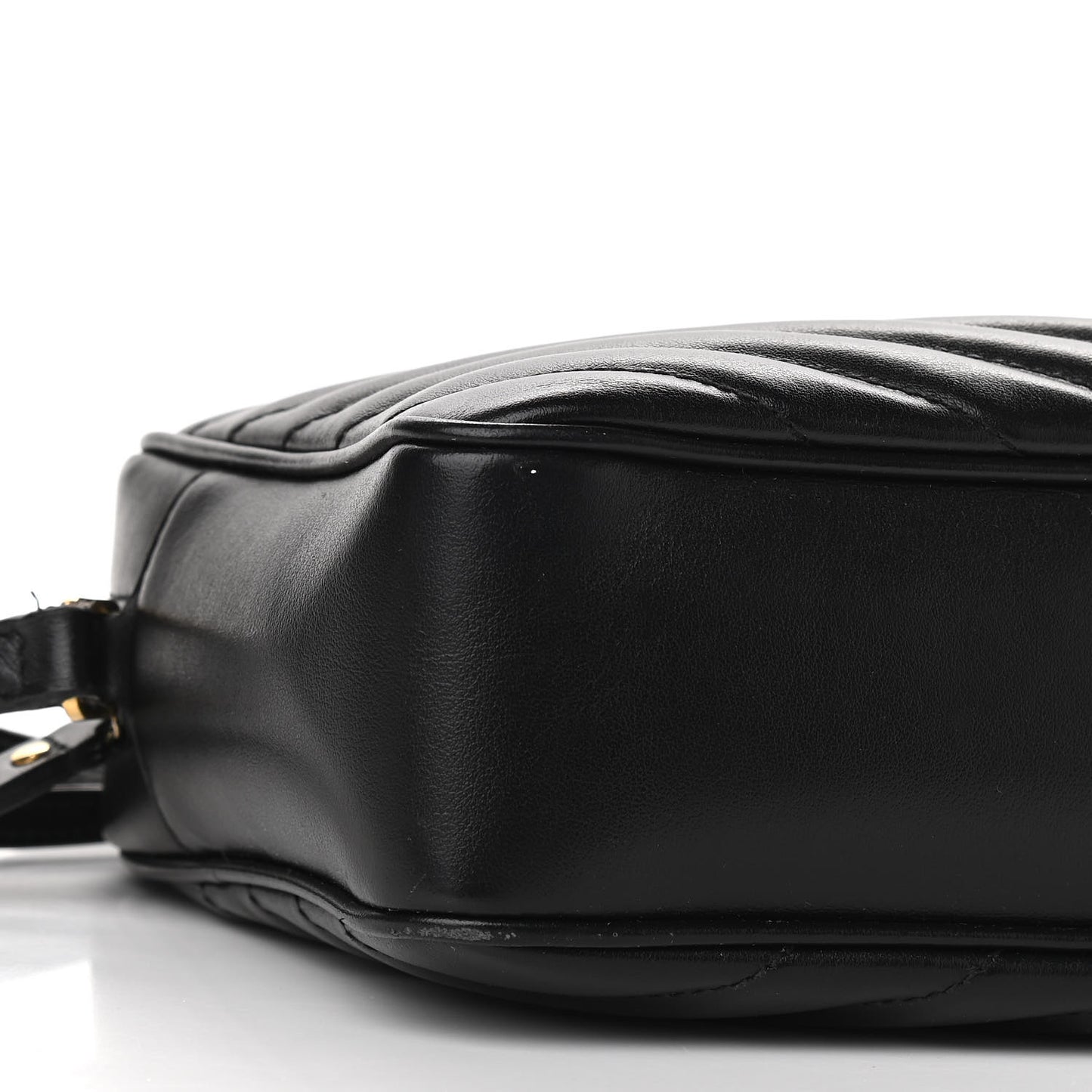 Calfskin Matelasse Monogram Lou Camera Bag Black