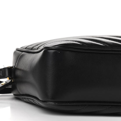 Saint Laurent Calfskin Matelasse Monogram Lou Camera Bag Black 6 of 13