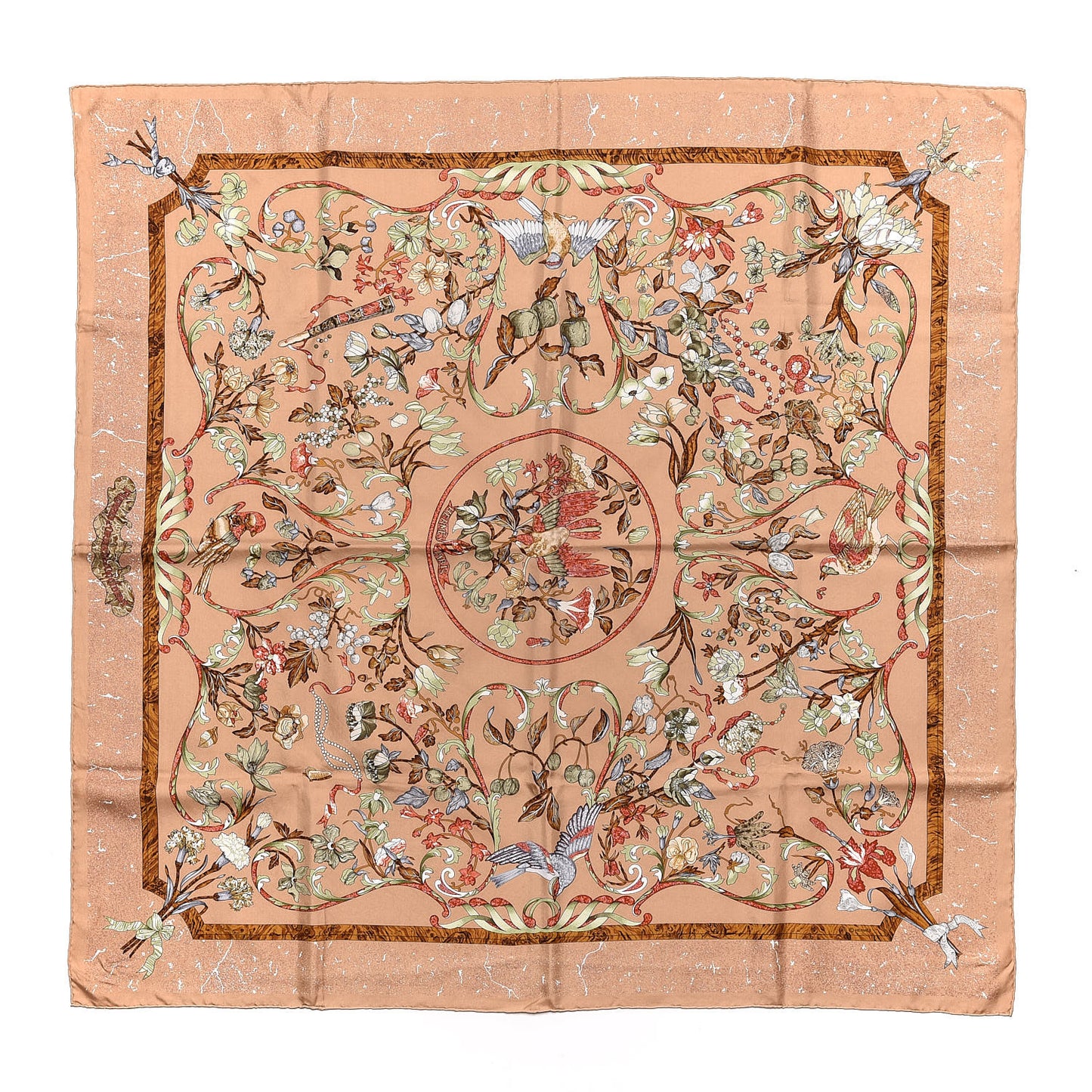 Silk Pierres D'Orient Et D'Occident Scarf 90