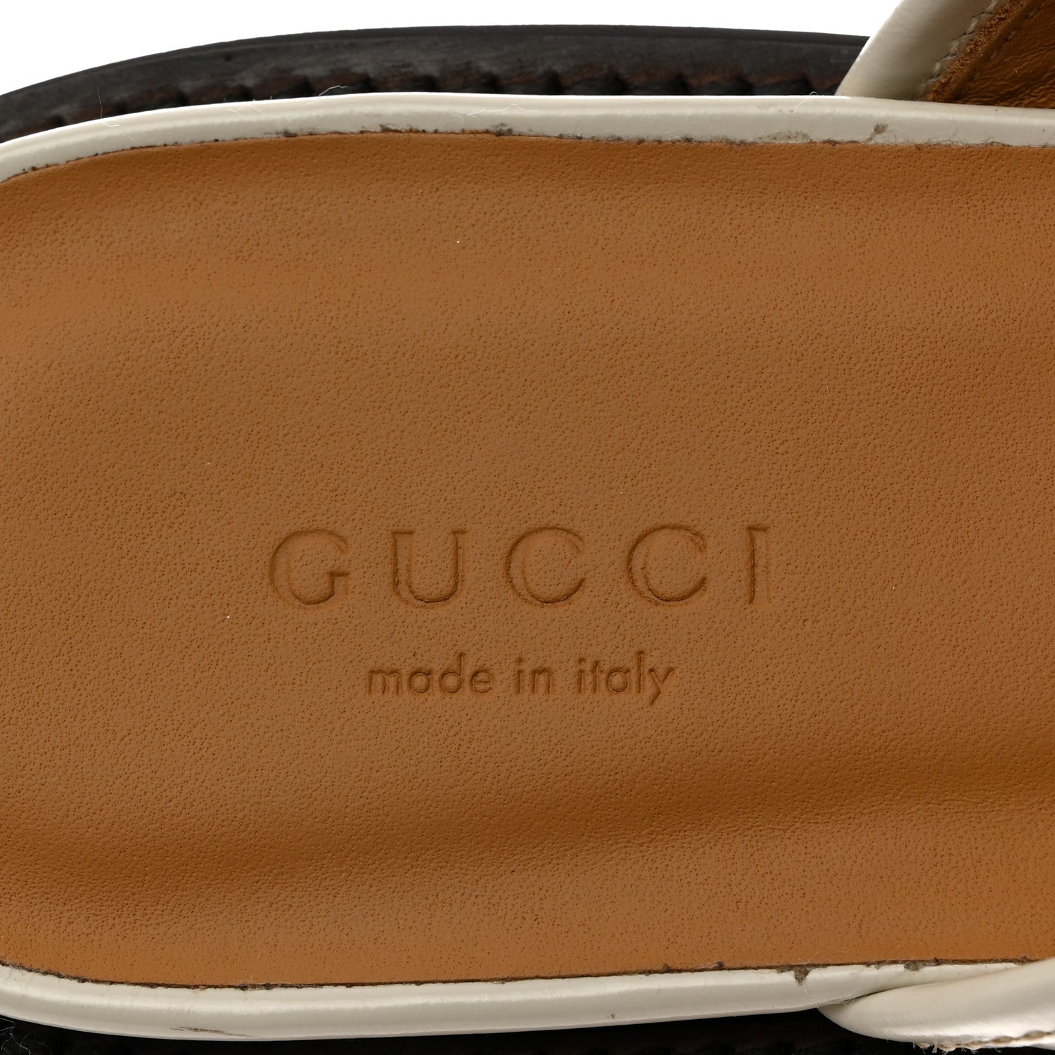 Gucci Cordovan Lux Horsebit Platform Mules 39 Mystic White 6 of 9