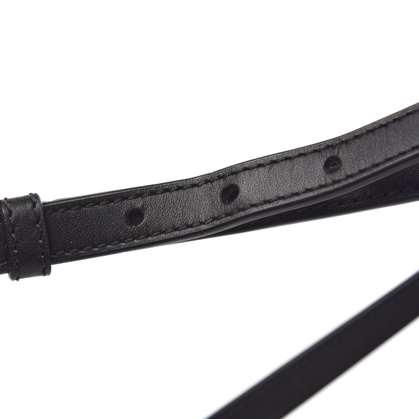 Grainy Calfskin House Check Small Maidstone Black