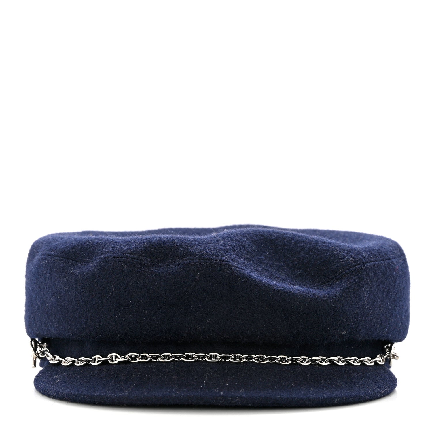 Hermes Cashmere Womens Belle-Ile Cap 57 Navy 3 of 8