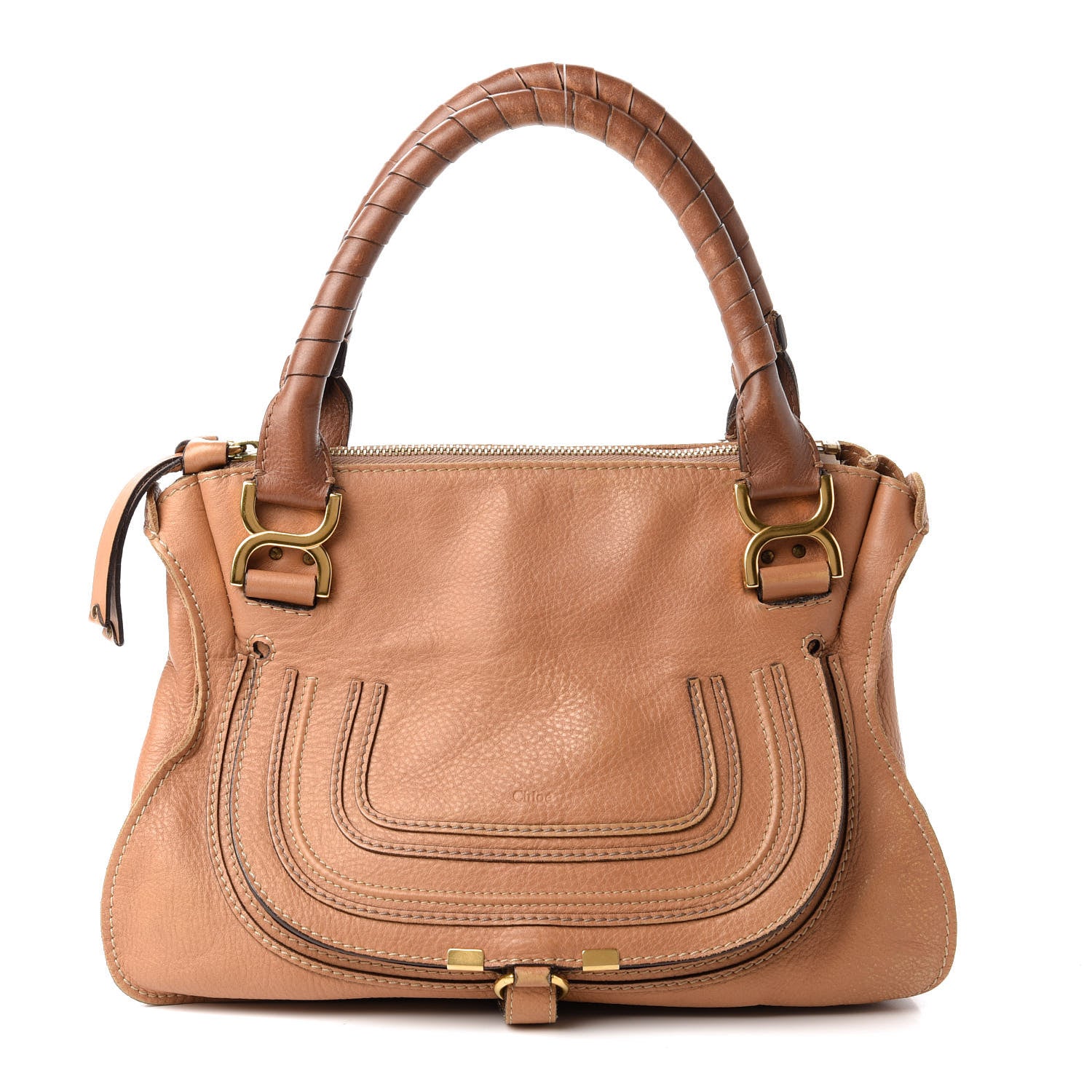 Chloe Calfskin Medium Marcie Satchel Nut 1 of 10