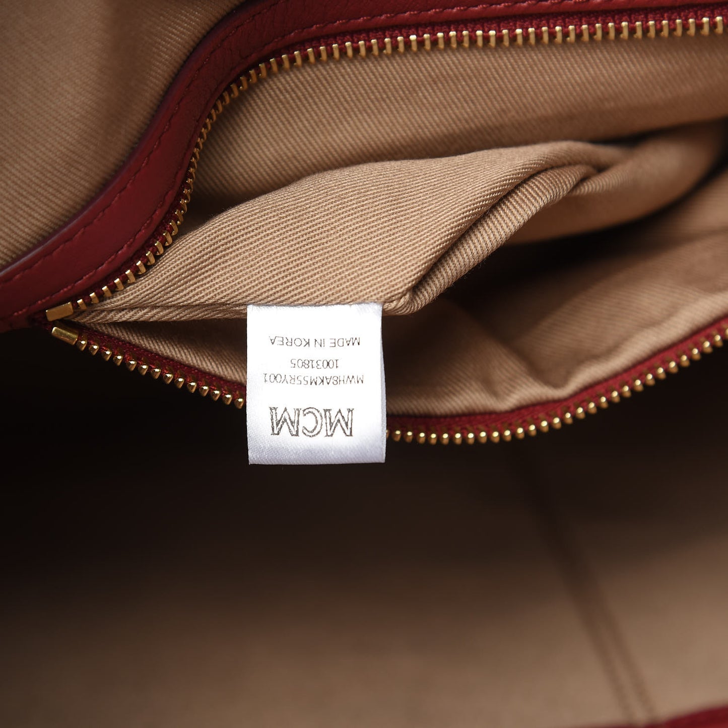 Calfskin Ottomar Monogram Large Klara Hobo Ruby Red