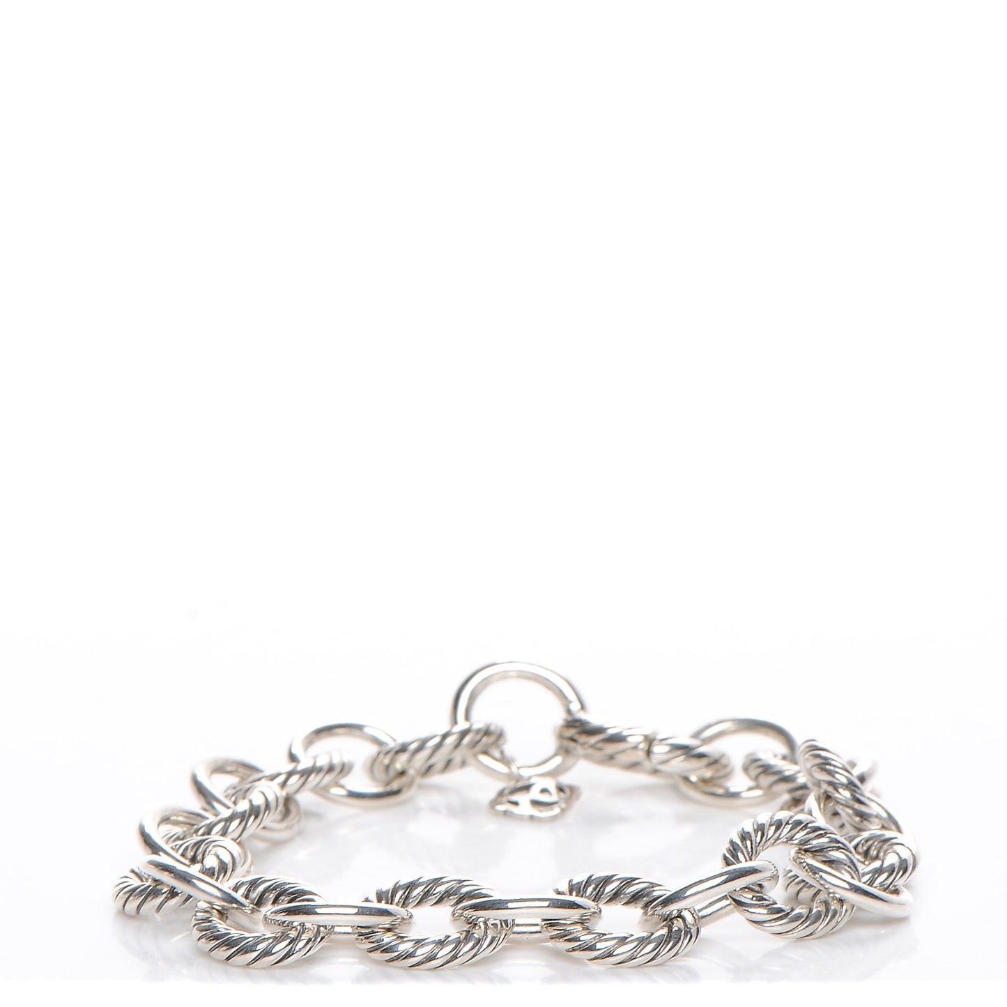 Sterling Silver 10mm Medium Oval Link Bracelet