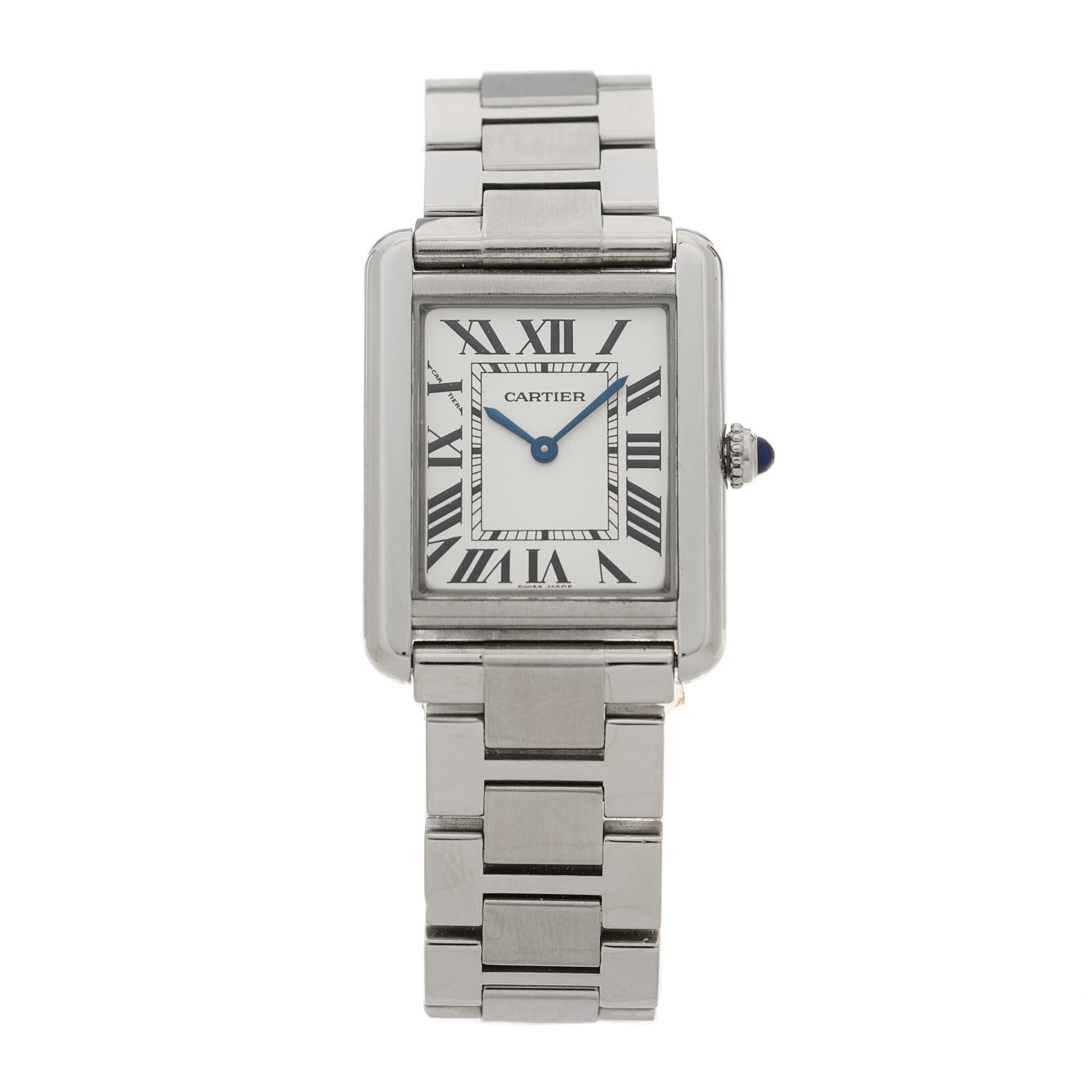 Cartier Stainless Steel 24mm Tank Solo Quartz Watch 1 of 6