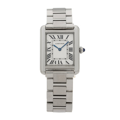 Cartier Stainless Steel 24mm Tank Solo Quartz Watch 1 of 6