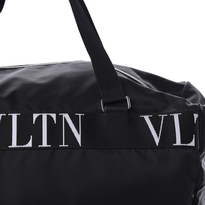 Valentino Garavani Nylon Ribbon VLTN Duffle Bag Black 12 of 12