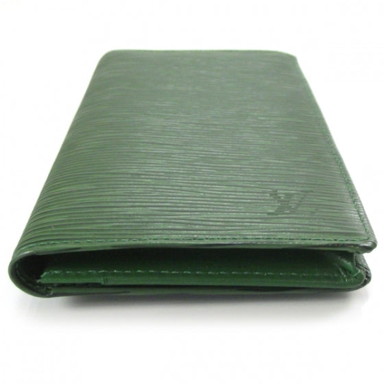 Louis Vuitton Epi Checkbook Organizer Wallet Green 4 of 7