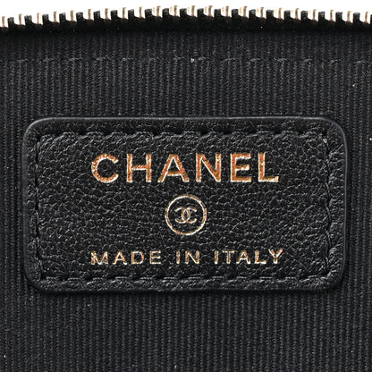 Chanel Lambskin Quilted CC Phone Holder Black 6 of 10