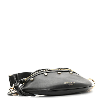 Jimmy Choo Calfskin Studded Lockett Belt Bag Black 4 of 6