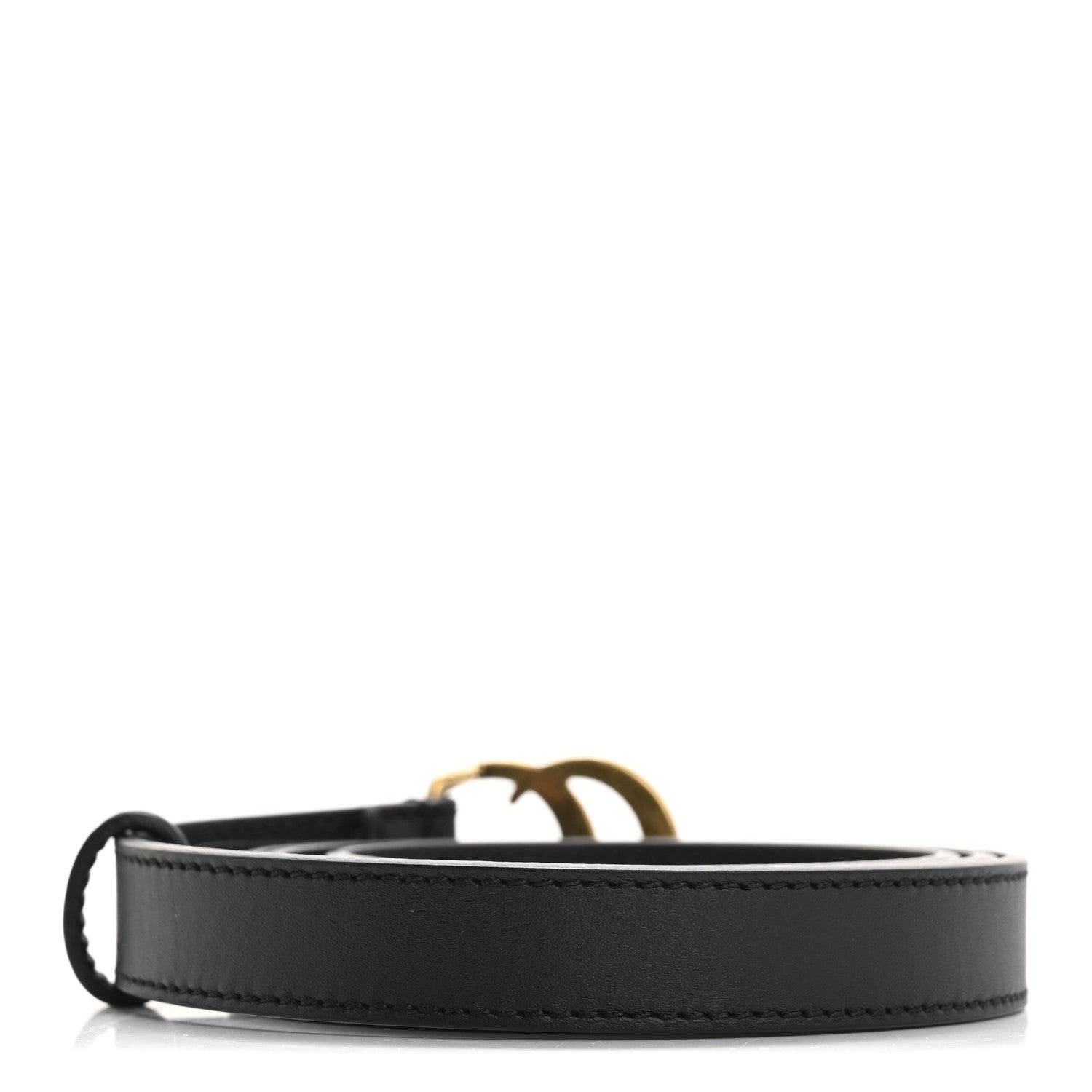Gucci Calfskin Double G 20mm Belt 90 36 Black 2 of 9