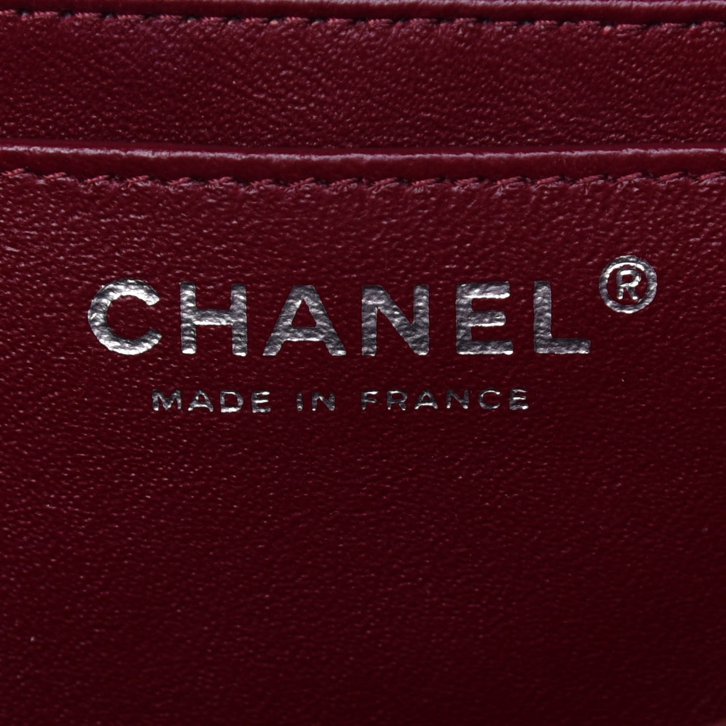 Caviar Quilted Maxi Single Flap Dark Red